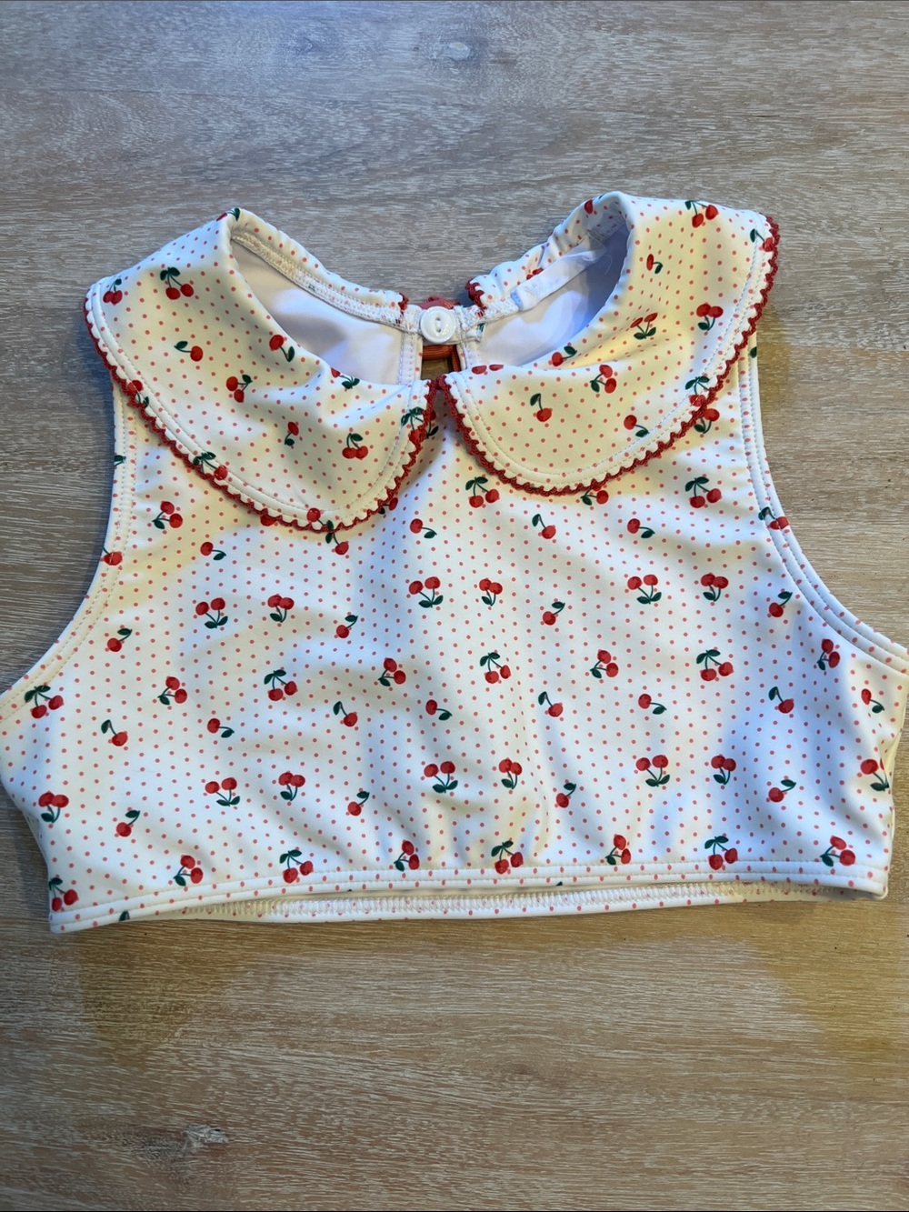 minnow girls 9/10 bathing suit top only NWOT